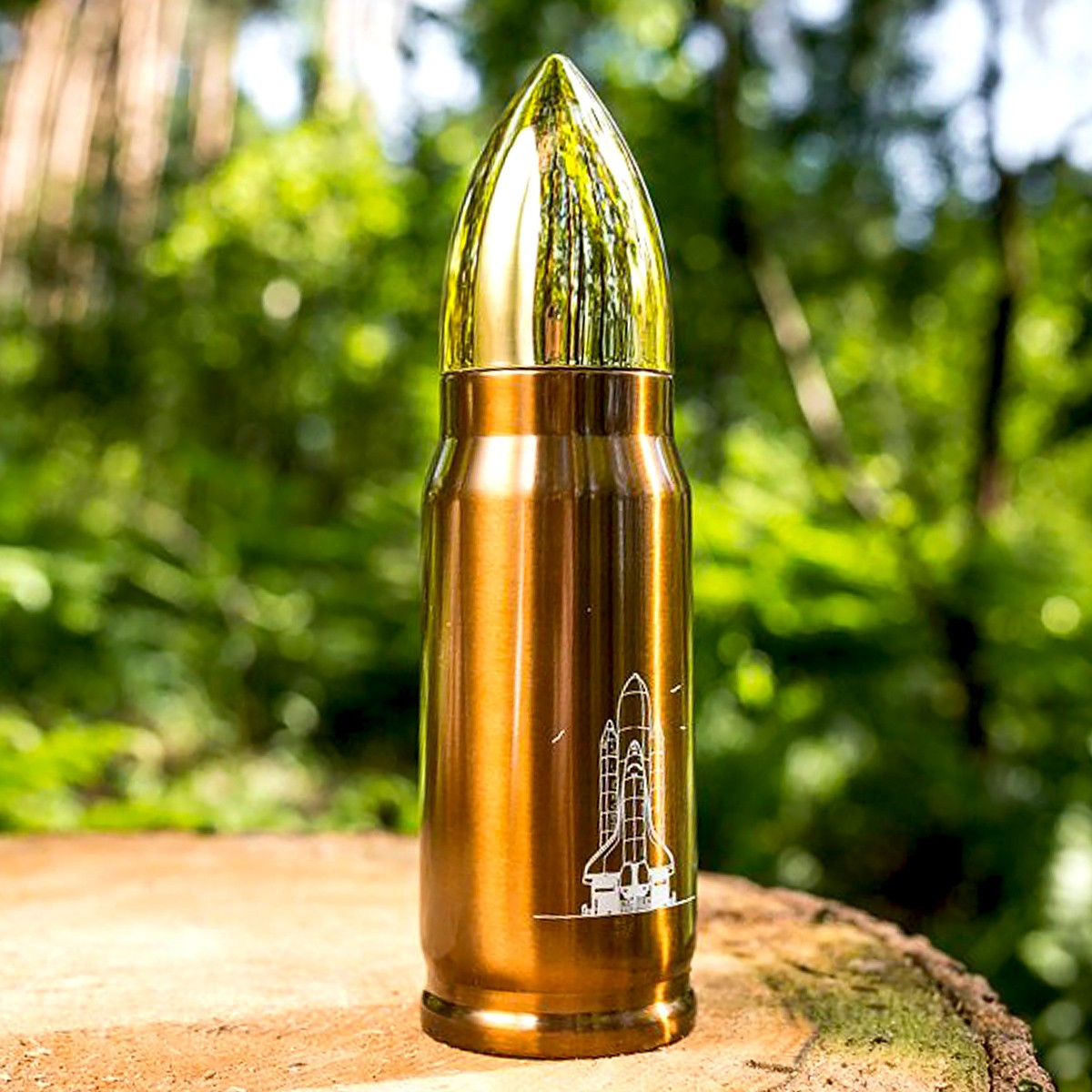 Gourde Isolante En Acier Inoxydable Bullet - 750 Ml - Couvercle à Visser - Sans BPA - Approuvée LFGB
