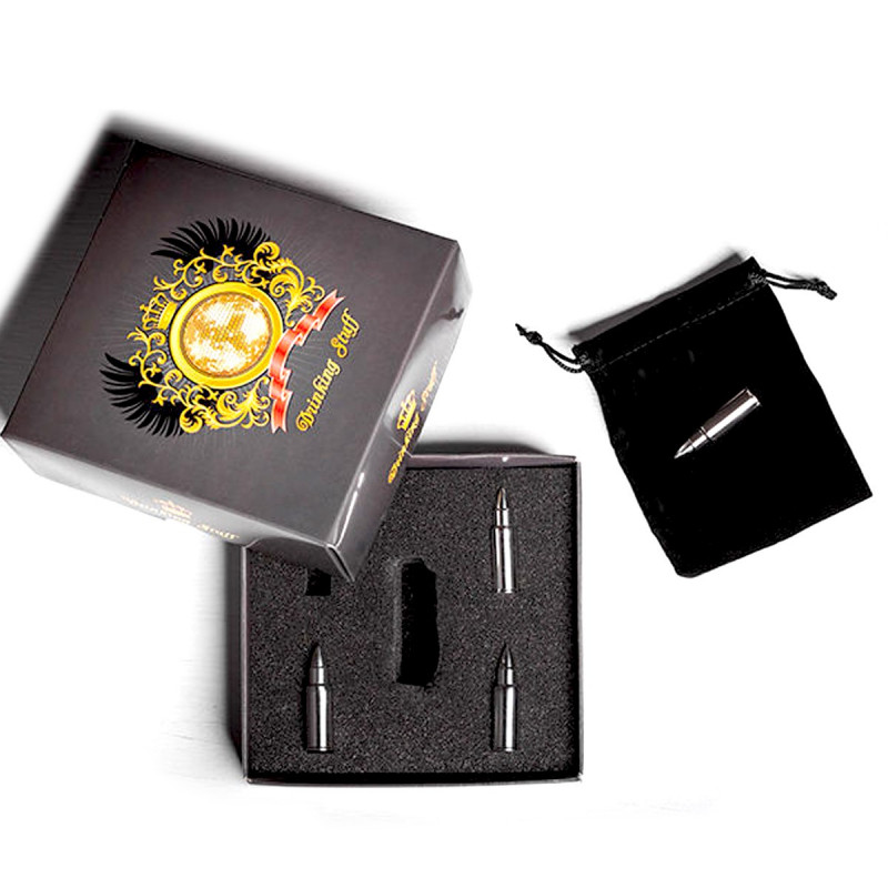 Coffret glaçons inoxydables forme balle