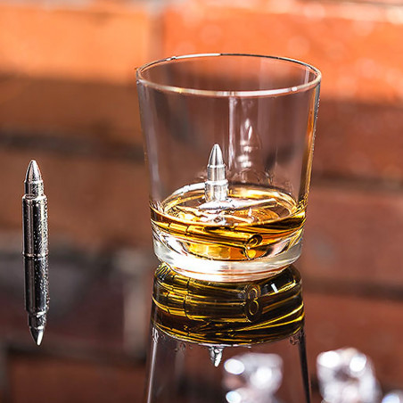 Coffret glaçons inoxydables forme balle