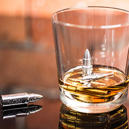 Coffret glaçons inoxydables forme balle