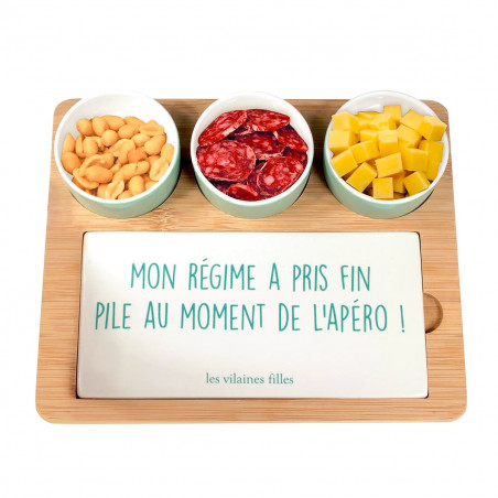 Planche apéro Mon régime a pris fin...