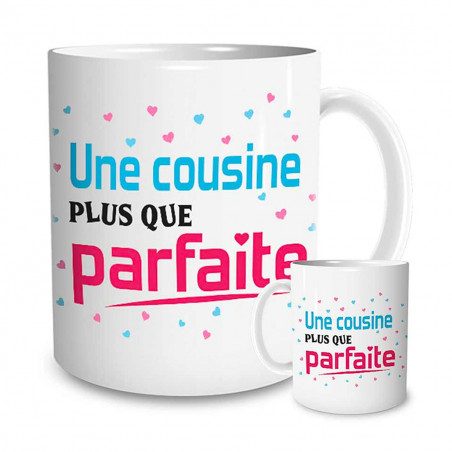 Ensemble mug et chaussettes Cousine parfaite - mycrazystuff