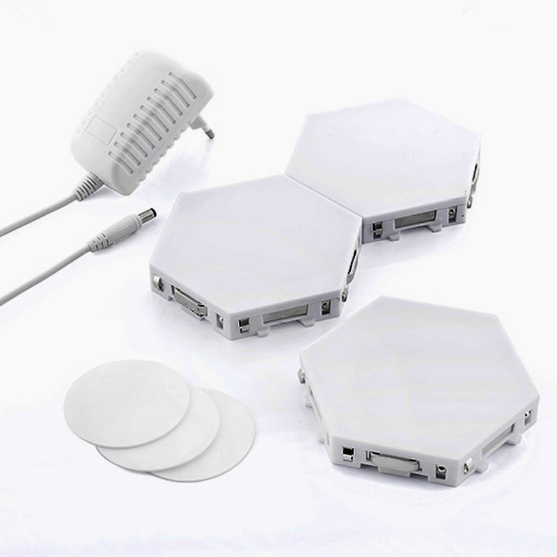 Jeu de 3 lumières led modulaires tactiles