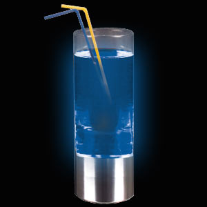 Vente Verre cocktail LED bleue