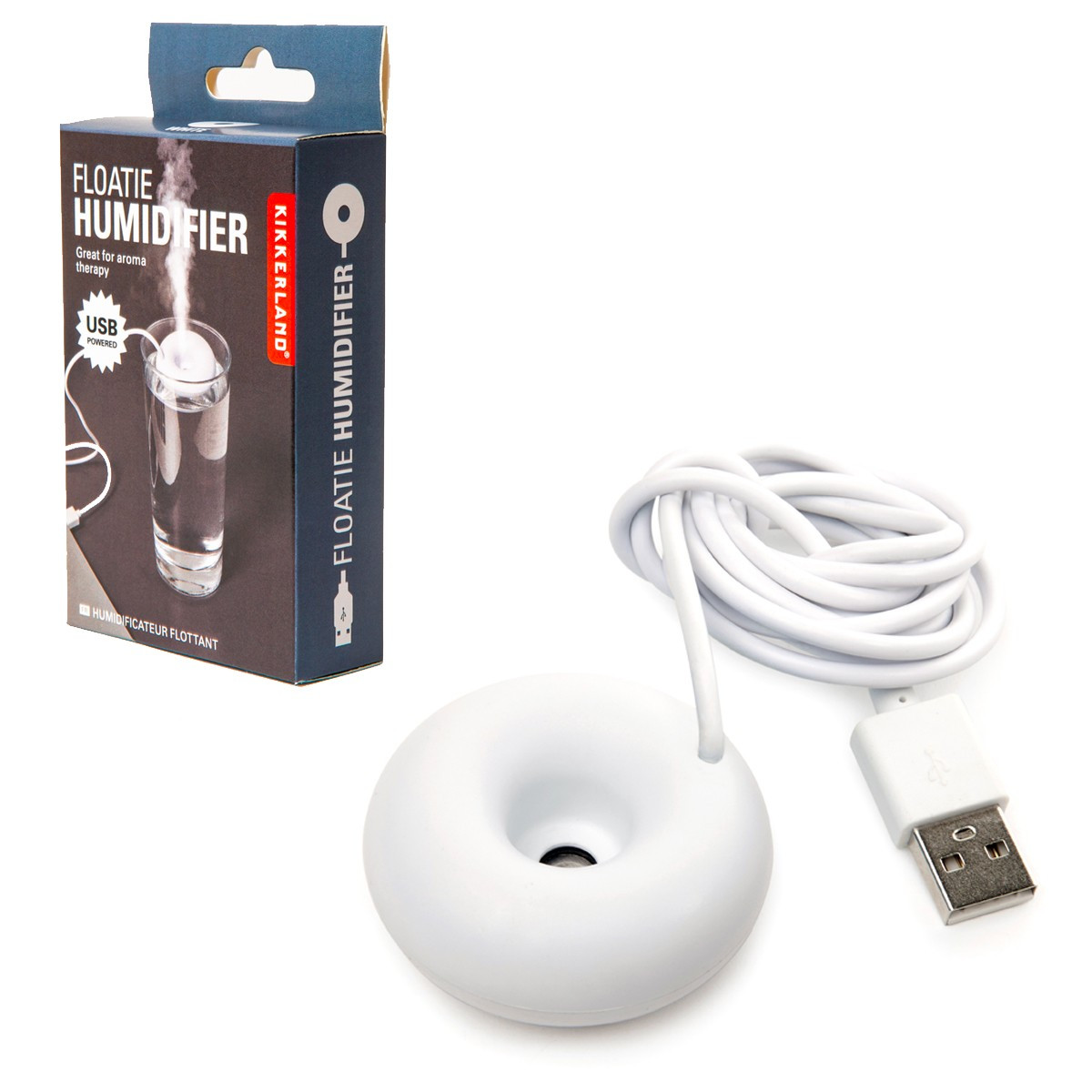 6€02 sur Humidificateur d'Air Rechargeable USB de Bureau Muet 350Ml avec  Lumière - Rose - Humidificateur - Achat & prix