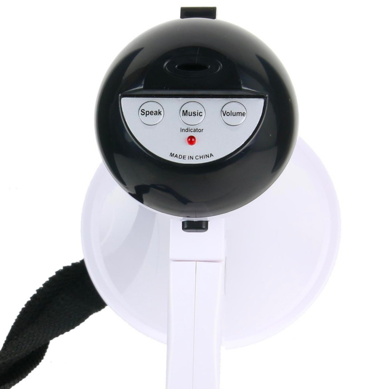Mégaphone fan supporter double fonction avec chanson