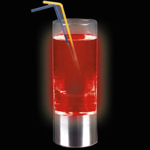 Vente Verre cocktail LED rouge