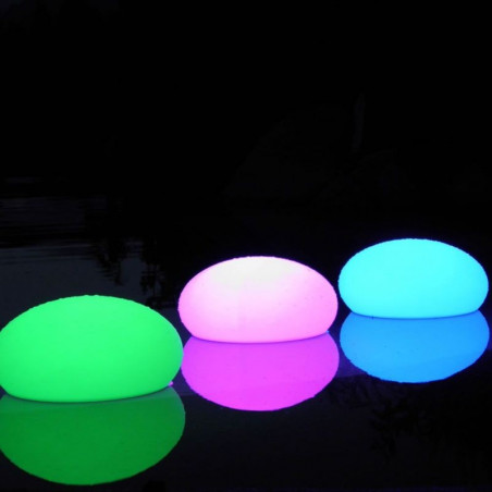 Galet lumineux 12 cm