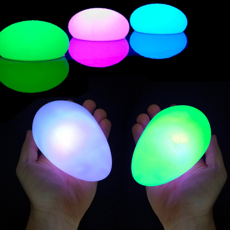 Lot de 12 galets lumineux