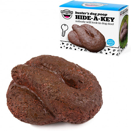 cache-clés en forme de crotte de chien - mycrazystuff.com