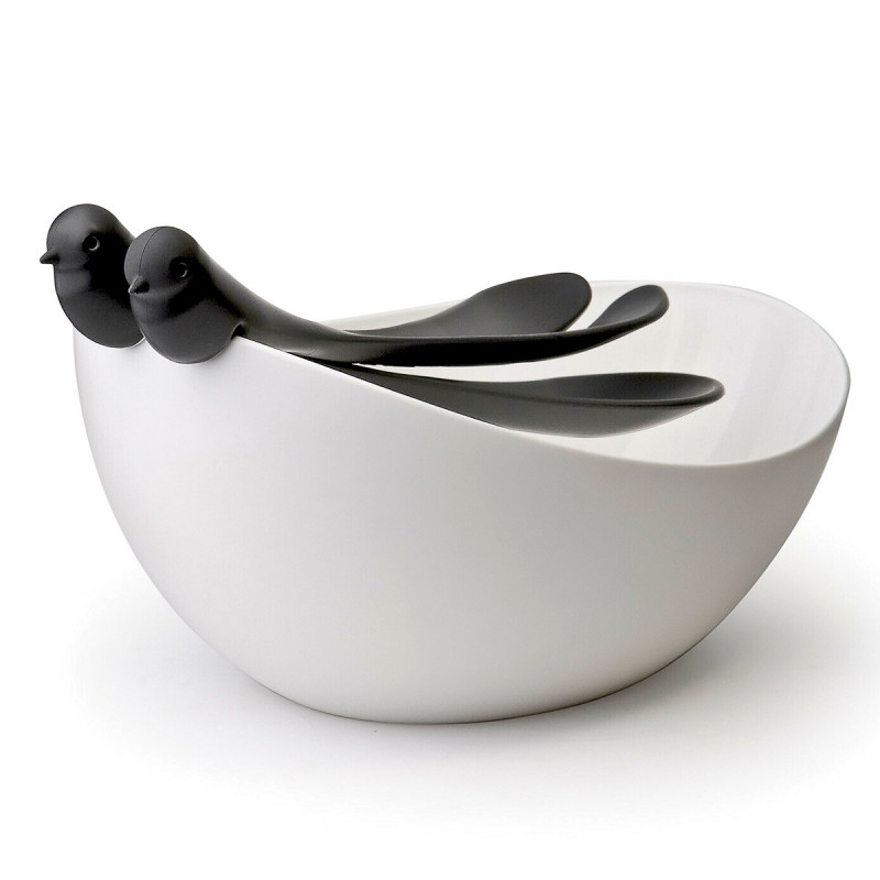 Saladier couverts oiseaux