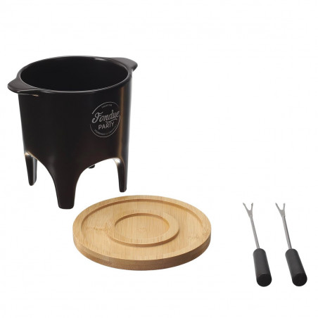 Service à fondue à la bougie