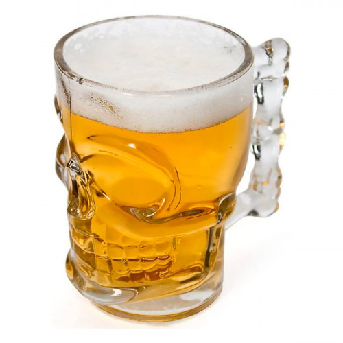 Chope à Bière Tête de Mort – Grande Chope Gothique 70 cl - Mycrazystuff