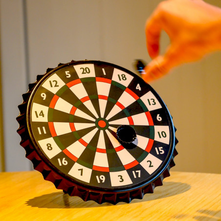 Cible magnétique pour capsules