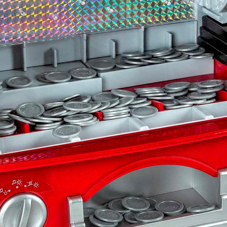 Jeu de foire pousseur de pièces