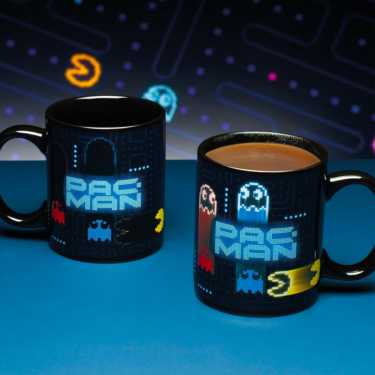 Mug Pac-Man Thermo-réactif Chaud / Froid