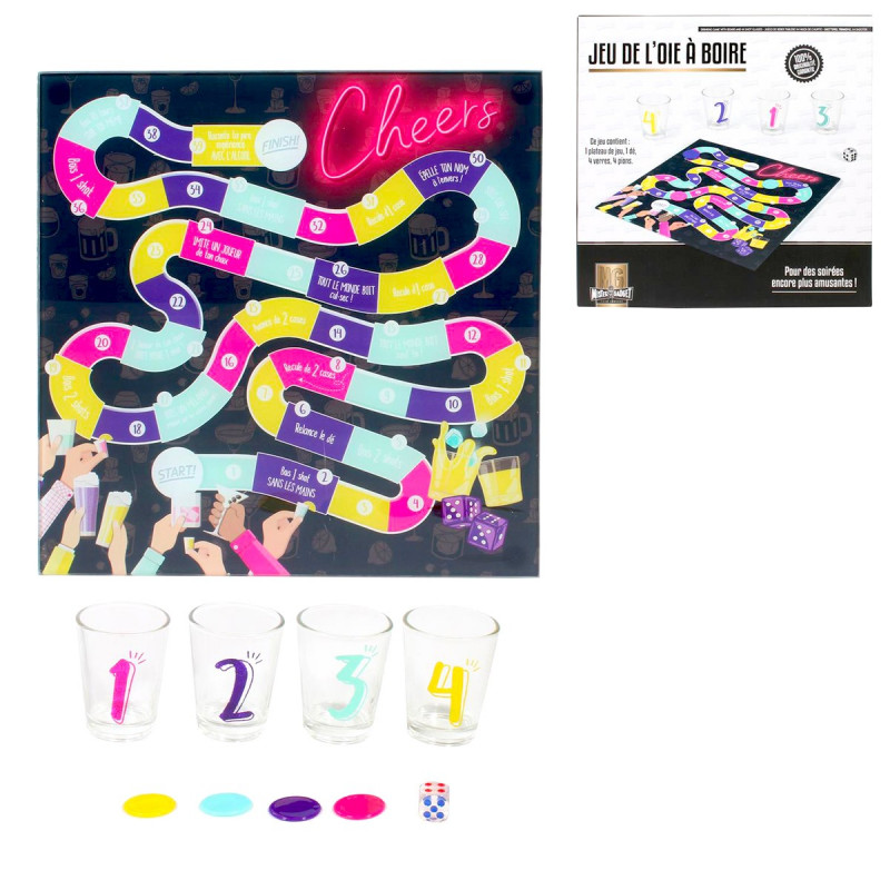 Jeu de l'oie à boire - mycrazystuff.com