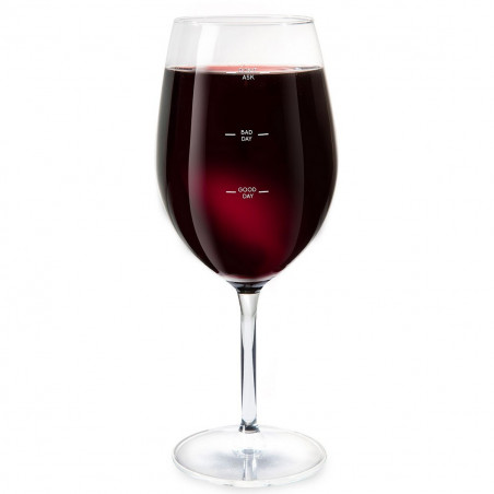 Verre à vin humeur du jour
