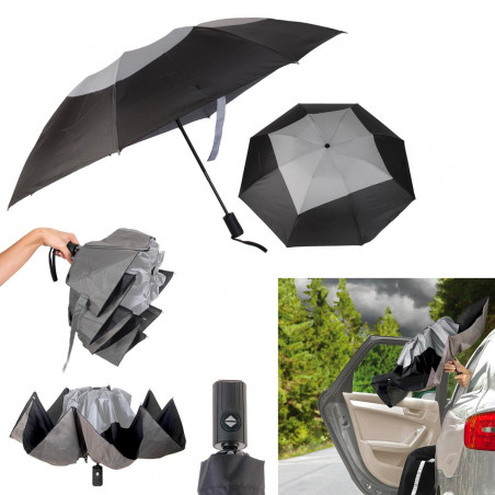 Parapluie pliable inversé