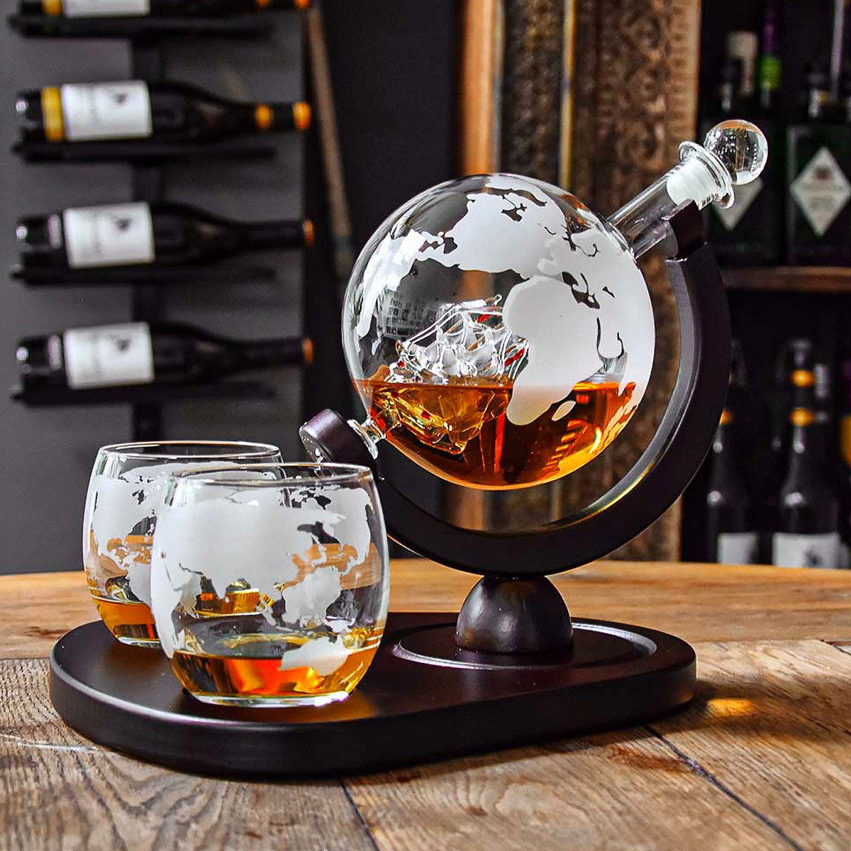 Carafe Prestige décanteur globe et ses 2 verres - 69,90 €