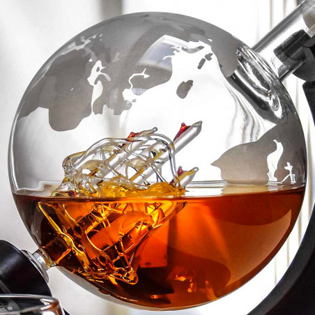 Carafe Prestige décanteur globe et ses 2 verres