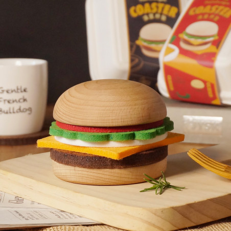 Hamburger dessous de verre