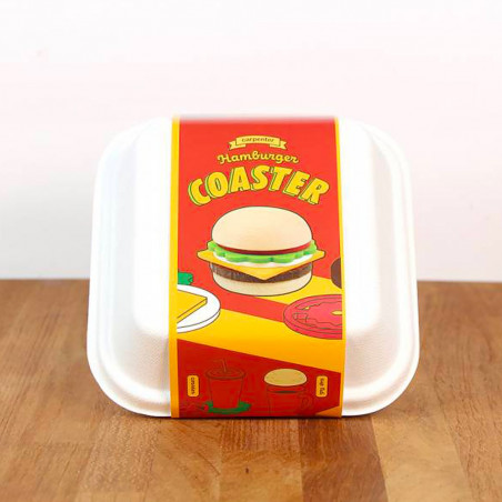 Hamburger dessous de verre