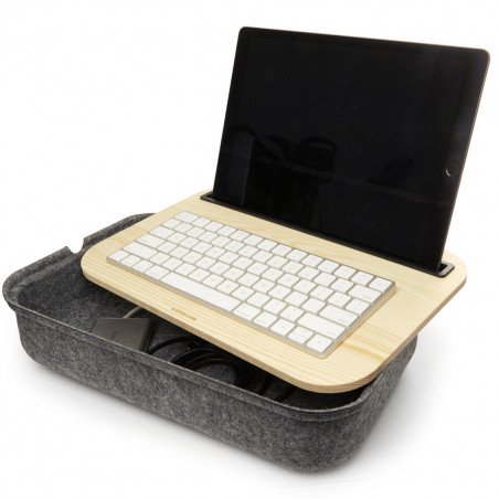 Support 2 en 1 rangement tablette