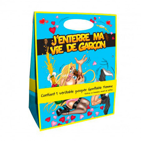 Poupée gonflable enterrement vie de garçon