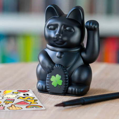 Chat porte-bonheur à personnaliser