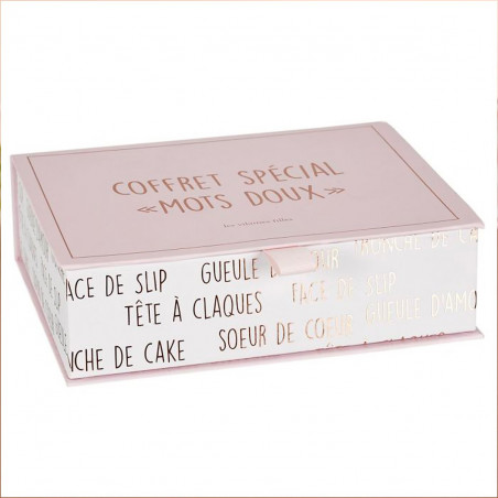 Coffret bougies mots doux