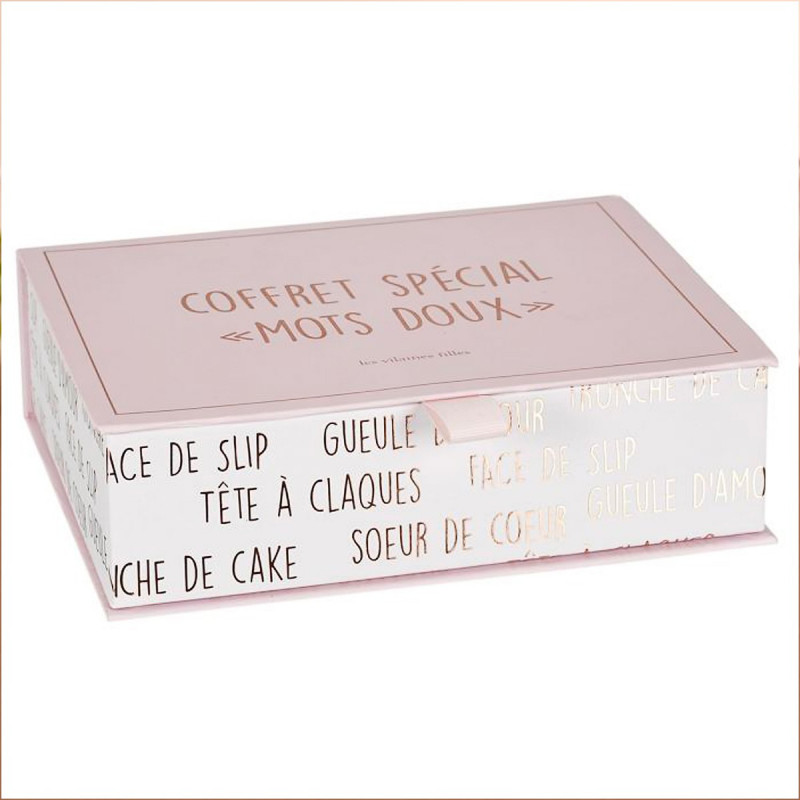 Coffret bougies mots doux