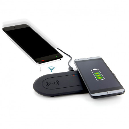 Chargeur induction double