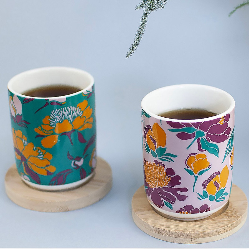 Coffret Cadeau Mug et Boule à thé - Thé une collègue géniale - Jour de Fête  - Mugs - Arts de la Table