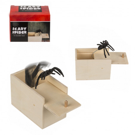 Boîte farceuse araignée