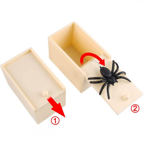 Boîte farceuse araignée