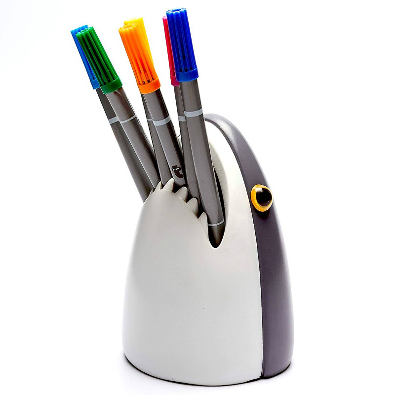 Pot à Crayons avec chargeur induction intégré + 2 ports USB