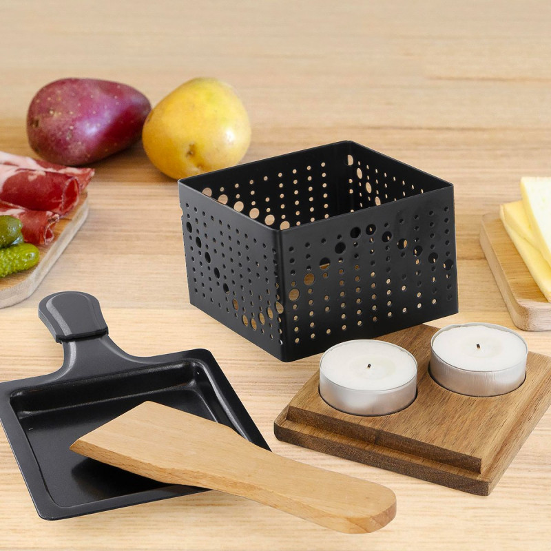 Raclette individuelle à la bougie