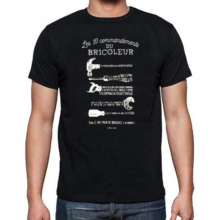 T-shirt "Les 10 commandements du Bricoleur" Taille L