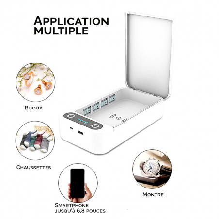 Chargeur sans fil stérilisateur UV