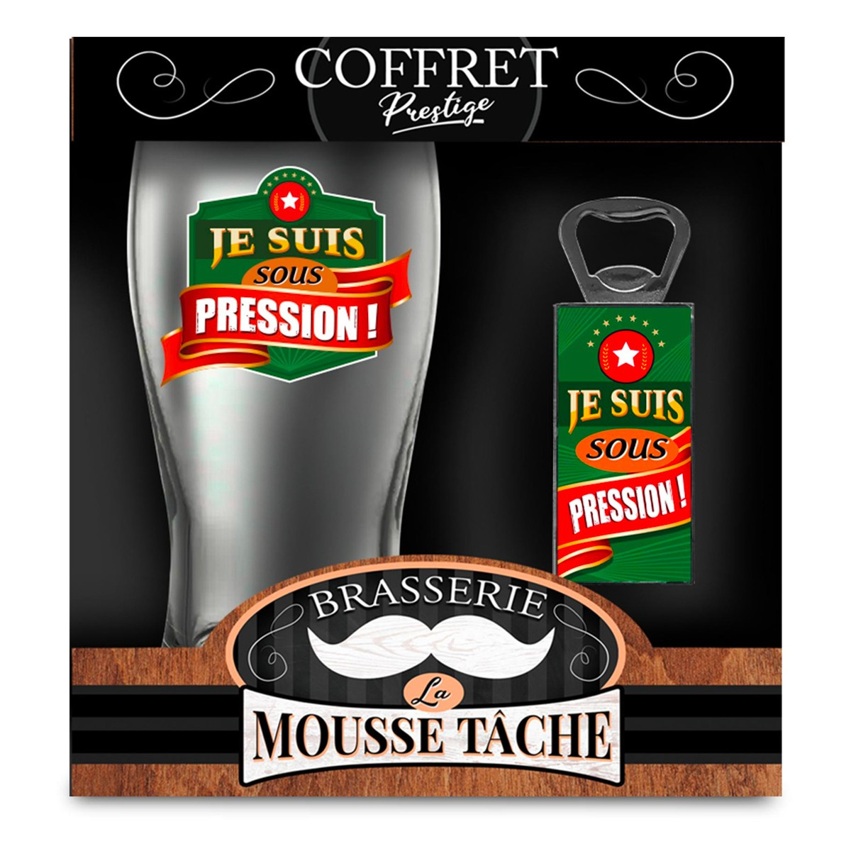 Coffret cadeau J'suis toujours sous pression / 9 bières – La Maison du  Breton