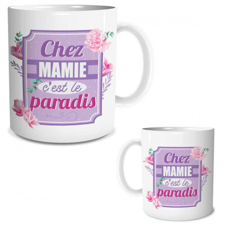 Set mug et chaussettes Chez Mamie