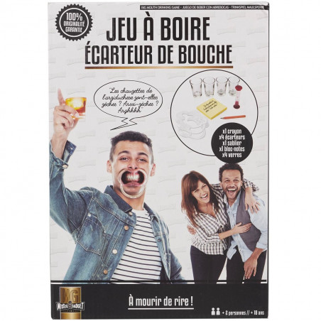 Jeu à boire écarteur de bouche