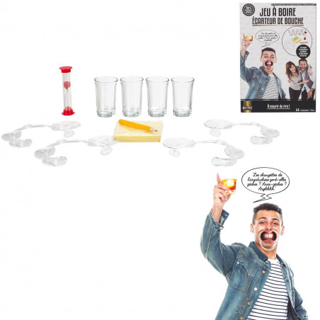 Jeu à boire écarteur de bouche
