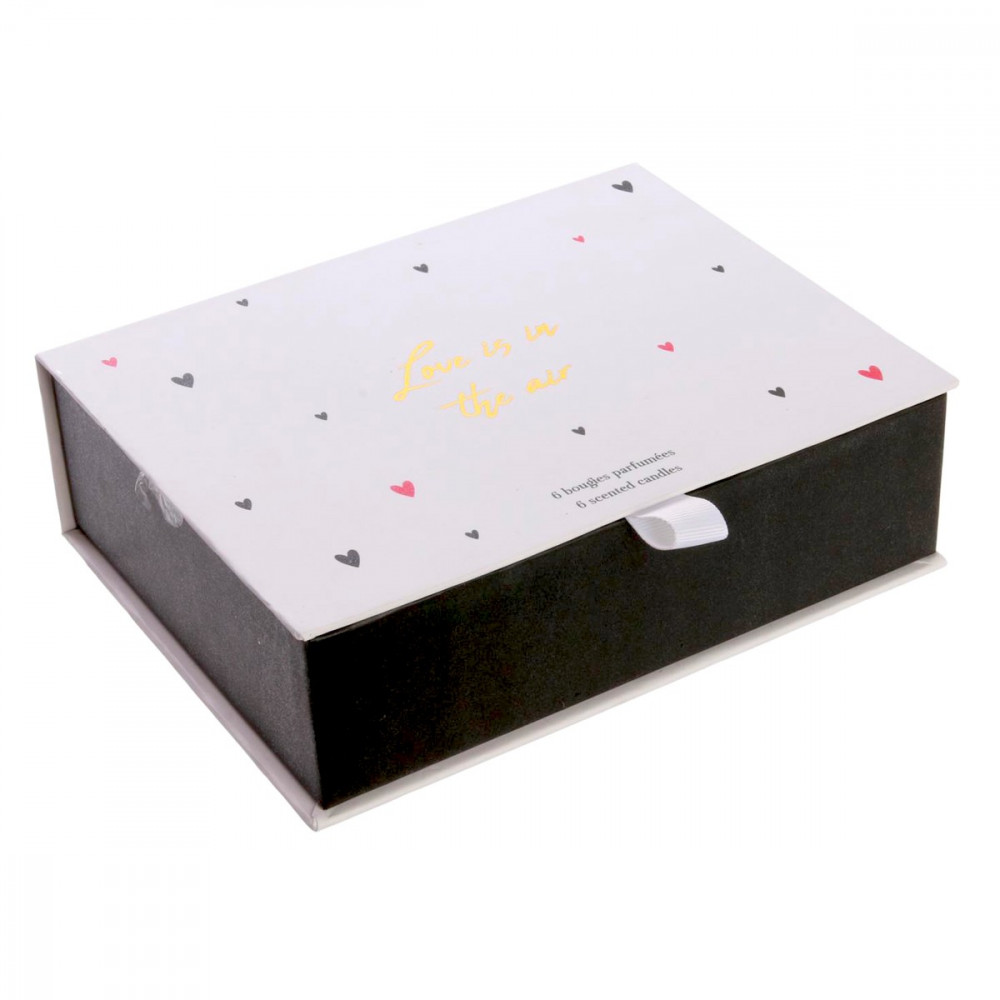 Coffret De 6 Bougies Parfumées Fleur De Printemps – Hauteur 6,5 Cm