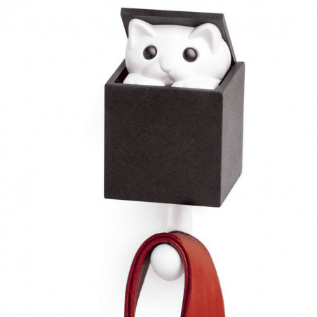 Crochet mural boîte à chat