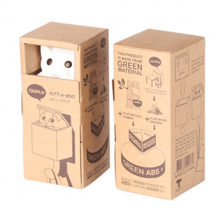 Crochet mural boîte à chat