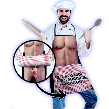 Tablier sexy saucisse au chaud