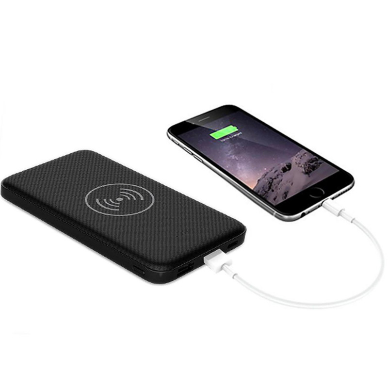 Batterie avec chargeur induction 10000 mAh