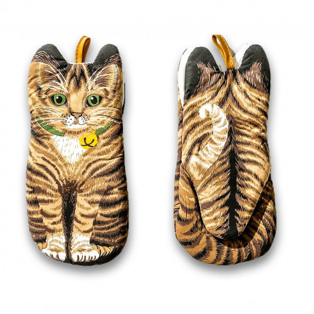 Paire de gants de cuisine Chat